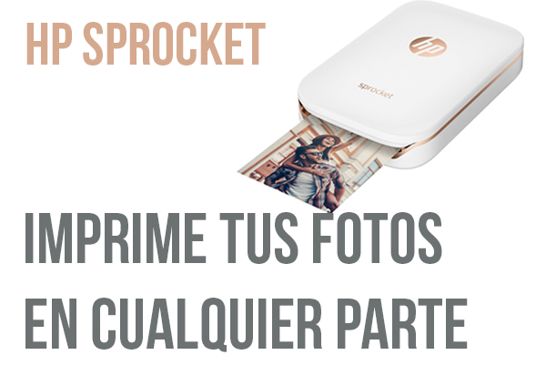 HP sprocket impresora fotos móvil