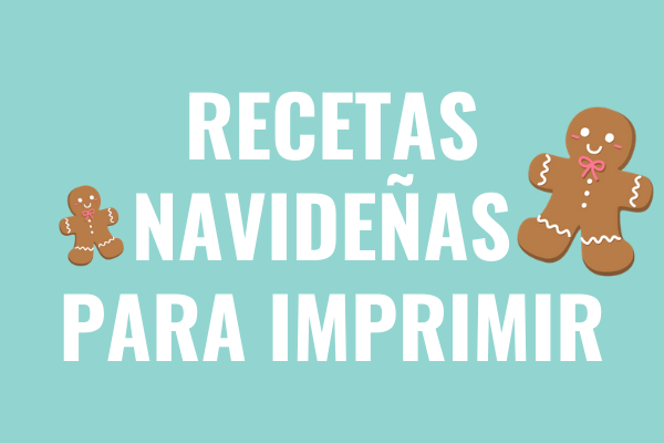 recetas navideñas imprimibles